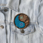 Vissen & Aardhaan Ronde Button 7,6 Cm (In situ)