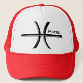 Vissen, abstract ontwerp van het sterrenbeeld, T-S Trucker Pet (Voorkant)