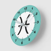 Vissen Acryl Wandklok (Hoek)