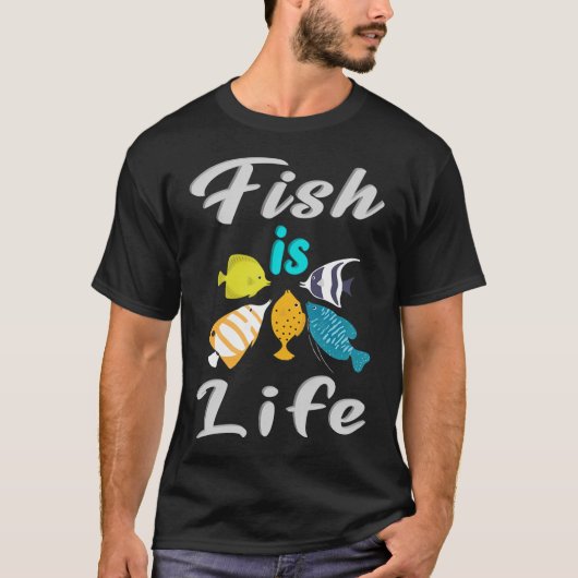 Vissen als Leven T-shirt (Voorkant)