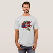 Vissen Amerika T-shirt (Voorkant volledig)