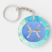 Vissen Astrologie Dierenriem Sleutelhanger - Drome (Voorkant)