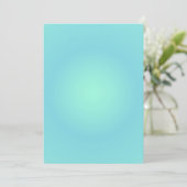 Vissen Aura Gradient Zodiac, Groene Gradiënt Feestdagenkaart (Staand voorkant)