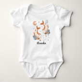 Vissen Baby: Fish's Enchanting Zodiac gepersonalis Romper (Voorkant)
