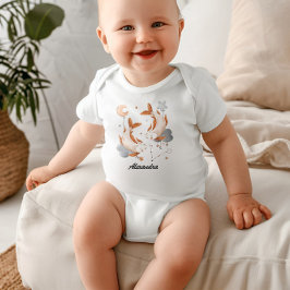 Vissen Baby: Fish's Enchanting Zodiac gepersonalis Romper