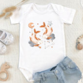 Vissen Baby: Fish's Enchanting Zodiac gepersonalis Romper