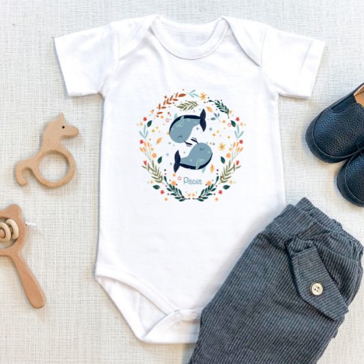 Vissen Baby Outfit - Dromerige vissen Zodiac teken Romper