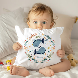 Vissen Baby Schattig Kwekerij Sierkussen