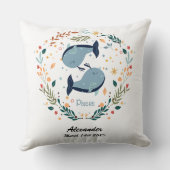 Vissen Baby Schattig Kwekerij Sierkussen (Achterkant)