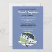 Vissen Baby shower dat het een kleine visser is Kaart (Achterkant)