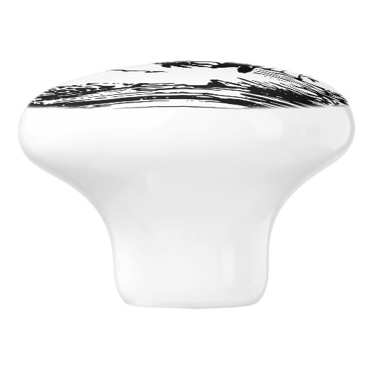  vissen Beaver home decor knop (Zijkant)