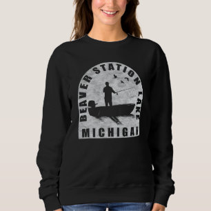 Vissen Beaver Station Lake Michigan, Verenigde Sta Trui