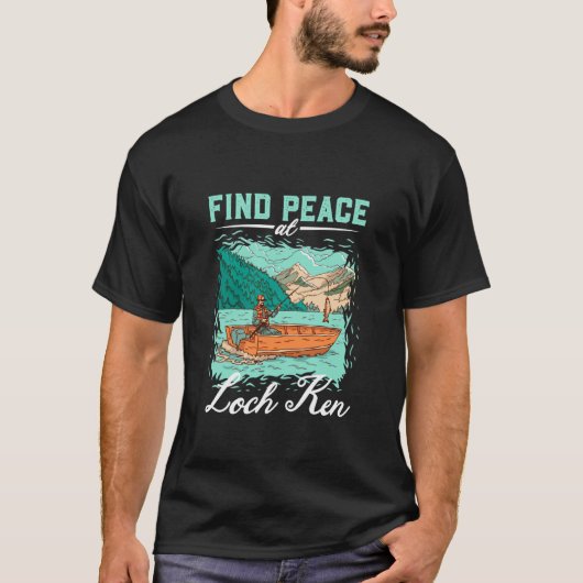 Vissen bij Loch Ken T-shirt (Voorkant)