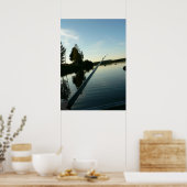 Vissen bij schemering print (Keuken)