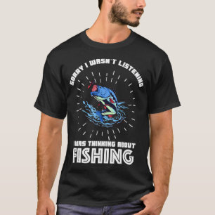 Vissen bij zonsondergang t-shirt