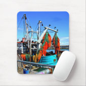 VISSEN BOAT ~ Mousepad Muismat (Met muis)