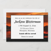 Vissen Boat op herdenkingsMeer Kaart (Achterkant)