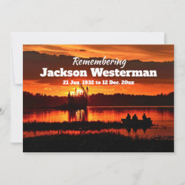 Vissen Boat op herdenkingsMeer Kaart