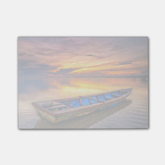 Vissen Boat op zonsopgang | Jubakar Beach Post-it® Notes