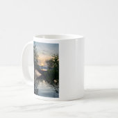 Vissen Boat Sunrise Koffiemok (Voorkant links)