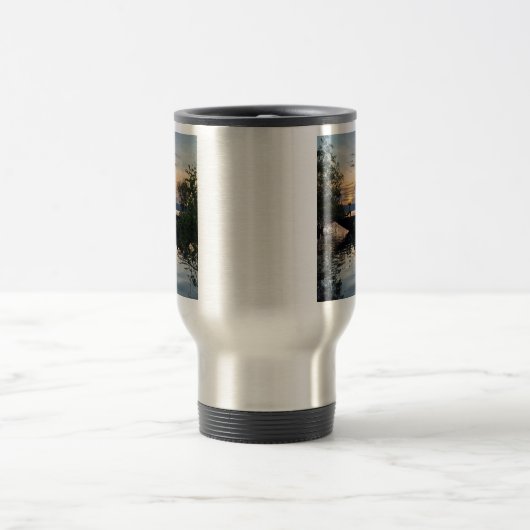 Vissen Boat Sunrise Reisbeker (Center)