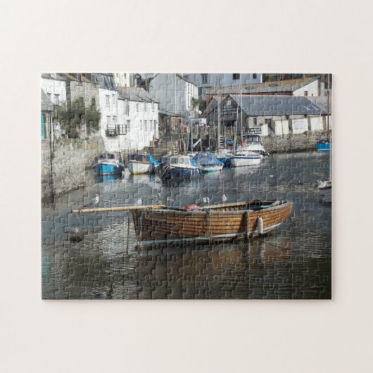 Vissen Boat Wharf Legpuzzel (Horizontaal)
