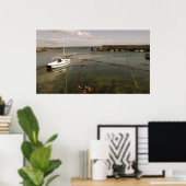 Vissen Boats Spiddal Ierland Poster (Thuiskantoor)