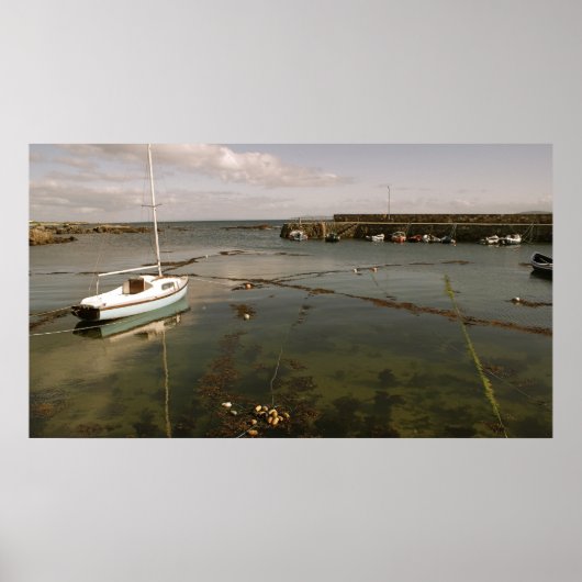 Vissen Boats Spiddal Ierland Poster (Voorkant)