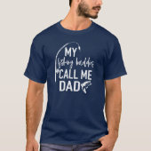 Vissen boeddies noemen me papa t-shirt (Voorkant)