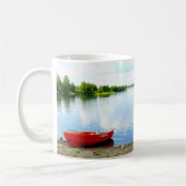 Vissen boot Koffie Mok (Links)