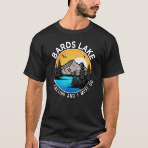 Vissen Bootvaren Kamperen   Lakeview Bards Lake T-shirt