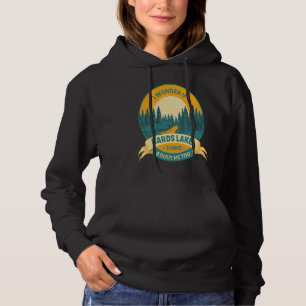Vissen Bootvaren Kamperen Meer Vakantie Bards Lake Hoodie