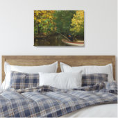 Vissen Boy (door Hans Andersen Brendekilde) Canvas Afdruk (Insitu (Slaapkamer))