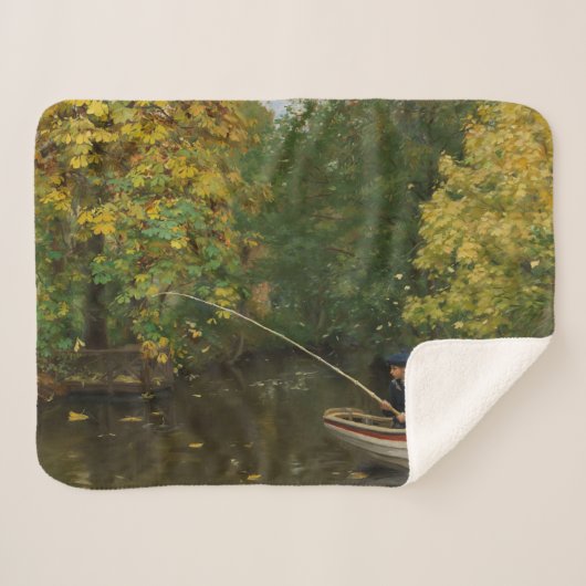 Vissen Boy (door Hans Andersen Brendekilde) Sherpa Deken (Voorkant (horizontaal))