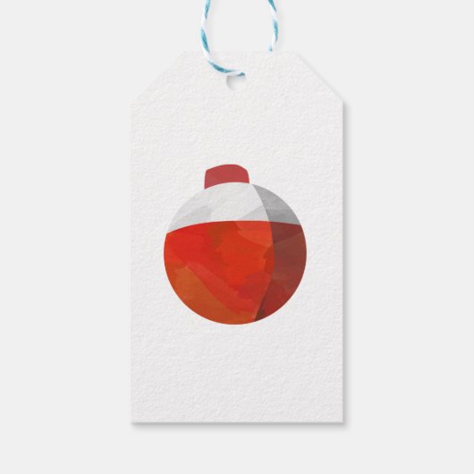 Vissen Boy Verjaardag Dank u Label Gift Big One Cadeaulabel (Achterkant)