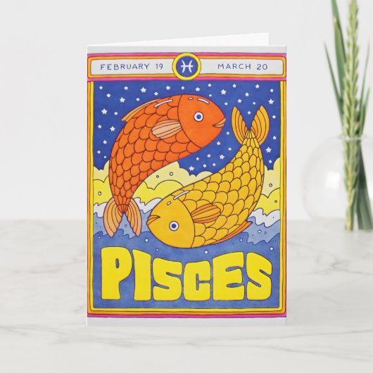 Vissen Briefkaart (Voorkant)