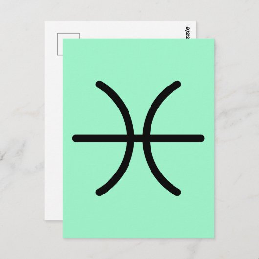 Vissen Briefkaart (Voorkant / Achterkant)