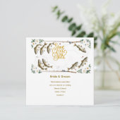 Vissen Bruiloft thema voor liefhebbers van vissen Save The Date (Staand voorkant)