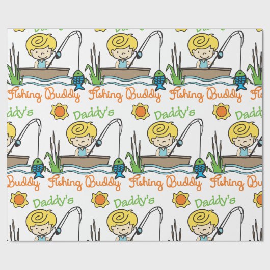 Vissen Buddy Cadeaupapier (Vlak)