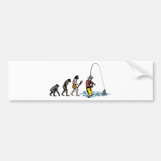 Vissen Bumpersticker (Voorkant)