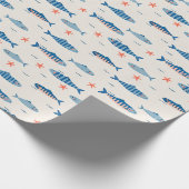 Vissen Cadeaupapier (Hoek)