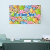 Vissen cartoon banner (Beurs)