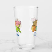 Vissen Cartoon Glas (Links)