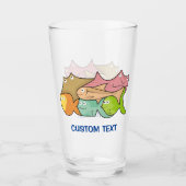 Vissen Cartoon Glas (Voorkant)