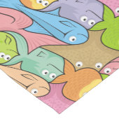 Vissen cartoon korte tafel loper (Hoek)
