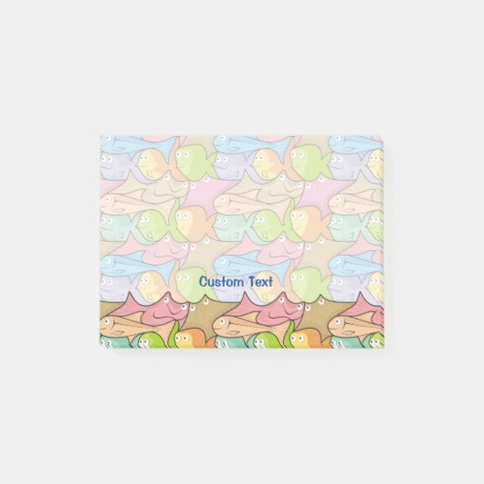 Vissen Cartoon Post-it® Notes (Voorkant)