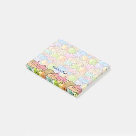Vissen Cartoon Post-it® Notes (Schuin)