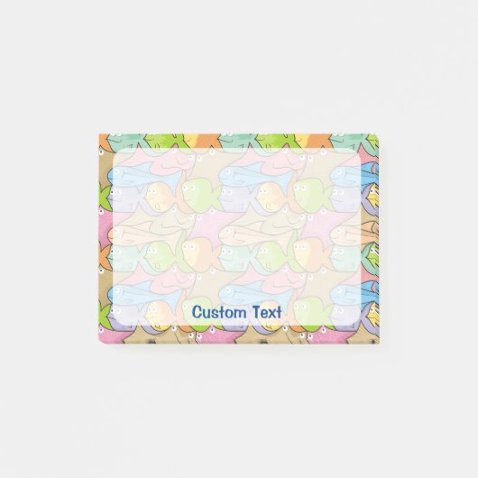 Vissen Cartoon Post-it® Notes (Voorkant)