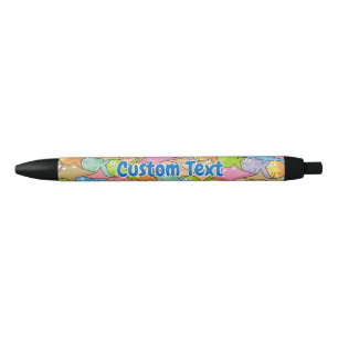 Vissen cartoon zwarte inkt pen