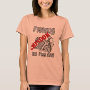 Vissen Chinook Salmon The Reel Deal Vist T-shirt